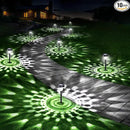 10 Pack Ultra Bright Solar Lights Outdoor Waterproof, from Dusk to Dawn Up to 12H Solar Light for Outside, Auto On/Off Solar Powered Garden Pathway Lights, Landscape Lighting (Cold White) by GreenHaven Gardens
