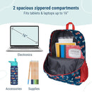 Wildkin 16-inch Kids Backpack – Durable, Padded & Spacious School Bag for Boys & Girls - Transportation by TinyTreasures Baby Boutique