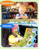 Benresive Reusable Sticker Book for Toddlers 2-4 Years, Fun Travel Stickers for Kids, Waterproof Sticker Books for Toddlers 1-3, Crafts Activities for Todddlers 1-3 2-4 3-5 - Princess by TinyTreasures Baby Boutique