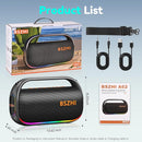 80W(120W Peak) Bluetooth Speaker Loud, Portable IPX6 Waterproof Bluetooth Speakers Wireless TWS for Outdoor, Party, Travel, and Beach Camping with Light, BT5.0, USB/TF Card, AUX by TinyTreasures Baby Boutique