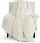 Bedsure GentleSoft Fuzzy Sherpa Faux Fur Twin Blanket Cream Cozy Gifts for Women, Soft Fleece Plush Warm Minky Thick Blanket Twin Size for Bed, Couch, Room Dorm Essentials Cream Decor Gifts, 60x80 by CozyNest Decor