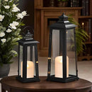 2 in 1 Rechargeable Candles, USB Solar Candles Outdoor Waterproof, Long Lasting Battery Operated Led Electric Flickering Flameless, for Outdoor Lanterns, Wedding, Christmas, Table Decorations by GreenHaven Gardens