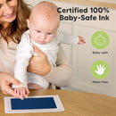 1-Pack Inkless Baby Hand and Footprint Kit - Mess Free Ink Pad for Newborn Keepsake, Dog Nose & Paw Print Kit, Clean Touch Ink Pad for Baby Hand & Footprints, Ideal New Mom Gifts (Navy, Jumbo) by TinyTreasures Baby Boutique