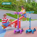 Gotrax KS1 Kids Kick Scooter, LED Lighted Wheels and 3 Adjustable Height Handlebars, Lean-to-Steer & Widen Anti-Slip Deck, 3 Wheel Scooter for Boys & Girls Ages 2-8 and up to 110 Lbs by TinyTreasures Baby Boutique