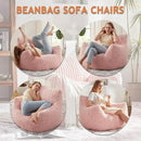 Giant Bean Bag Chairs for Adults with Filling Plush Fluffy Bean Bag Chairs for Teens with Armrests Comfy BeanBag Lazy Couch Sofa Chair for Bedroom Living Room Reading by CozyNest Decor