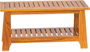 NNN 42" Commercial Teak Shower Bench - 8 Non-Slip Leveling Feet & 350 lbs Capacity | Rock-Solid Stability for Seniors & Spa Safety | Waterproof Design for Saunas/Outdoor Pools (Patented) by TinyTreasures Baby Boutique