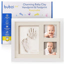 Bubzi Co Baby Footprint Kit, Baby Foot and Hand Print Kit, Baby Keepsake Frame, Nursery Pictures Frames, Hand Print Mold Kit, New Mom Gifts, Baby Newborn Essentials Must Haves, Baby Shower Gifts by TinyTreasures Baby Boutique