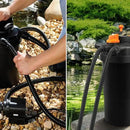 Pond Tubing 1” × 10ft- Black Corrugated Flexible PVC Hose, Kinkproof & Strong for Garden Ponds, Waterfall Sump Pump Pond Hose by GreenHaven Gardens