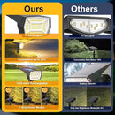 Fabrito 72 LEDs Solar Spot Lights Outdoor Waterproof, 3 Modes Landscape Spotlights, Dusk to Dawn Solar Powered Flood Wall Lights for Outside, Solar Garden Lights for Yard Porch 6 Pack (Warm White) by GreenHaven Gardens