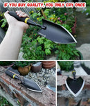 Heavy Duty Gardening Hand Trowel - Carbon Steel Garden Trowel with Rubberized Handle, Ideal for Soil Planting, Digging, Transplanting by GreenHaven Gardens