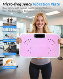 Shake Plate Vibration Exercise Machine for Lymphatic Drainage Massager & Weight Loss, 400 lbs Capacity Whole Body Vibrating Plate Workout for Women and Men by CozyNest Decor