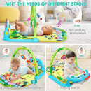 UMIKU Baby Play Mat Baby Toys Tummy Time Mat Activity Center for Newborn Infant Piano Tummy Time Music & Light Infant Boy Girl Gifts for Babies Toys 0-3 3-6 6-12 Months, Dinosaur Style by TinyTreasures Baby Boutique