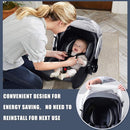 Baby Mosquito Net for Infant Car Seats,Infant Stroller and Bassinets, Carrier,Breathable with Elastic Netting for Easy Fitting, Portable Durable & Long Lasting Infant Insect Shield Netting (White) by TinyTreasures Baby Boutique