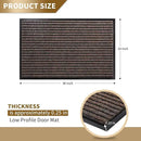 Yimobra Front Door Mat Outdoor Indoor Entrance, 100% Waterproof All-Season All Weather Doormat, Welcome Matt Outside Entry, Non Slip, Low Profile, Heavy Duty Patio Porch Floor Mats,36 x 24 by CozyNest Decor