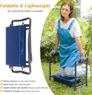 ikkle Garden Kneeler and Seat Heavy Duty Garden Stool, Upgraded Gardening Kneeler Bench, Thicker Wider Kneeling Pad, Garden for Seniors by GreenHaven Gardens