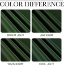 NICETOWN Room Darkening Dark Green Curtains for Windows, Grommet Thermal Drapes Window Treatments Sound Reducing for Bedroom/Living Room, W52 x L84, 2 Panels by TinyTreasures Baby Boutique