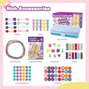 Cmiolacuna Friendship Bracelet Making Kit for Girls, 3-Layer Storage Box Arts and Crafts Bracelets Jewelry String Maker Kit Ages 8-12,Best Christmas Birthday Gift for Girls 6 7 8 9 10 11 12 Year Old by TinyTreasures Baby Boutique