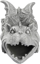 Elenon Gargoyle Decorative Gutter Downspout Extension Statue, Gutter Guardian Rain Downspout Extender, Garden Splash Block Outdoor Sculpture for 3" × 4" Down Spouts Decor by GreenHaven Gardens