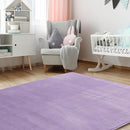 BALAPET Thick Memory Foam 71x59 Play Mat for Playpen, Super Soft Velvet Portable Baby Playpen Mat for Kids Toddler Crawling and Play, Non-Slip Bottom Playmat, Purple by TinyTreasures Baby Boutique