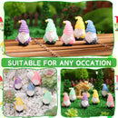 100 Pcs Luminous Mini Gnomes Figurines Fairy Glow in Dark Garden Miniature Gnome Figurines Decor Funny Poses Garden Yard Home Patio Lawn Backyard Hide See DIY Craft by GreenHaven Gardens