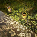 4 Pack Butterfly Solar Lanterns Outdoor Hanging Lantern Lights, Flower Pattern Waterproof LED Garden Decorative Light for Patio Yard Pathway Lawn Front Porch Tree by GreenHaven Gardens