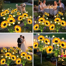 TEDOF Solar Sunflowers & Firefly Lights Solar Outdoor Waterproof - All Weather Sway Lights for Gardens Gifts for Women,Sunflower Decorations for Patio Yard Lawn by CozyNest Decor