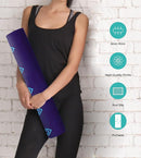 Non Slip Yoga Mat TPE Workout Mat for Men Women, Thick Workout Mat with Carrying Strap, Fitness Mats for Exercise, Yoga, Fitness, Pilates, Floor Workouts (72" x 24" x 6mm) by TinyTreasures Baby Boutique