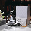 Qianwei 3D Crystal Fairy Decor - Guardian Angel Statue, Sympathy & Birthday Gifts, Christian Keepsake & Paperweight