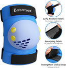 BOSONER Kids/Youth Knee Pads Elbow Pads Wrist Guards Set for 3-15 Years, Child Protective Gear Set for Roller Skates, Cycling, BMX Bike, Skateboard, Inline Skating, Scooter Riding Sports… by TinyTreasures Baby Boutique
