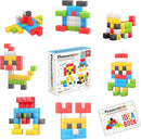 Picasso Cubes Kids Pixel 1” Magnetic Puzzle Cube Mix & Match w/Free Ideabook Sensory Toys STEAM Learning Building Block Magnets Construction Toy Set Stacking Magnet Creative Kit by TinyTreasures Baby Boutique