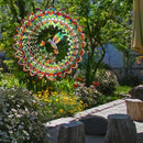 Hummingbird Wind Spinner for Yard and Garden,12in 3D Wind Spinner Hummingbird Gift for Women/Mother/Father/Men,Hanging Bird Wind Catchers Kinetic Yard Art Ornaments Outdoor Wind Sculptures by GreenHaven Gardens