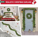 6 Ft Real Touch Christmas Garland Indoor with Pine Cone,Thick and Lush，Soft Bendable Mantle Garland Christmas, Lifelike Cedar Garland, Christmas Garland for Mantle,Indoor Christmas Decorations by CozyNest Decor