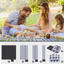 Extra Large Picnic Blanket 80''x 60'' Picnic Mat Waterproof Sand Proof Foldable for Beach, 5-Layer Outdoor Blanket for 6 to 8 Adults,Camping Lawn Hiking Travel Park Music Festival Wedding Mats(Gray) by TinyTreasures Baby Boutique