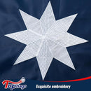 TOPFLAGS New Minnesota State Flag 3x5 Ft 210D MN Flags Heavy Duty Longest Lasting Sewn Stripes Embroidered Star Stronger Brass Grommets 4 Stitched Hemming Outdoor Vivid Color Fade Resistant Perfect for Outside by GreenHaven Gardens