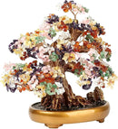 Comeon Large Crystal Quartz Lucky Tree Gem Tree for Office Home Feng Shui Decoration for Wealth/Fortune and Luck (Mix-Gemstone) by GreenHaven Gardens