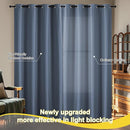 NICETOWN Stone Blue Curtains 52 x 84 inches Long, 100% Blackout Curtains Set of 2 Panels Thermal Insulated Privacy Window Curtains for Bedroom Living Room by TinyTreasures Baby Boutique