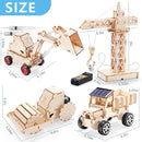 STEM Kits for Kids Ages 8-10 10-12, Wood Building Crafts Kit for Boys 8-12, Model Car Kit, 3D Wooden Puzzles Woodworking Science Projects, Construction Engineering STEM Toys for 8 10 13 12 14 Year Old by TinyTreasures Baby Boutique