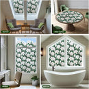 Window Privacy Film Stained Glass Decorative Static Clings Frosted Window Tint for Home Room Decor Bathroom Door Car Stickers with Glittering Effect, Removable(Magnolia Design) by CozyNest Decor