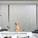 Window Film Privacy Day and Night with Installation Tools, Static Cling Glass Film Ideal for Home Shower Office Glass Door (Flash Diamond, 35.4 x 78.7 Inch) by CozyNest Decor