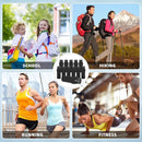 Rtteri 6 Pcs Neoprene Water Bottle Carrier Bag with Adjustable Shoulder Strap 32oz Insulator Water Bottle Cover Holder Cooler Sleeve for Stainless Steel/glass/plastic (Black) by TinyTreasures Baby Boutique