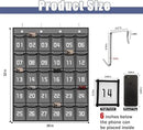Loghot Classroom Accessories Closet Pocket Chart for Cell Phones Holder Wall Door Hanging Organizer (30 Pockets Gray) by CozyNest Decor