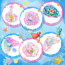 LAWOHO 6 Pack Slimes, Pink & Blue Slime Kit for Kids Ages 4-12 with Cloud, Butter & Water Slime, Non-Sticky Soft Sensory Toys, Slime Party Favors, Goodie Bag Stuffers for Girls & Boys Birthday Gifts by TinyTreasures Baby Boutique