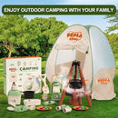 Kids Camping Set – an Indoor/Outdoor Pretend Play Adventure kit Featuring a Tent, Oil lamp, Stove, and More. Perfect for Ages 3+ by TinyTreasures Baby Boutique
