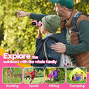Binoculars for Kids, Toys for 3-12 Year Old Girls and Boys, Bird Watching Hiking Outdoor Learning Toy with Magnifying Glass &Compass, Birthday Easter Gifts Toys for Boy Kid Ages 3-6 (Pink) by TinyTreasures Baby Boutique