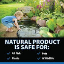 CrystalClear ClarityMax, All-in-One Pond Clarifier Treatment, All-Natural Beneficial Bacteria & Enzymes Provide Max Clarity, Koi Fish & Pet Safe, Algae Stain Remover, Crystal Clear Water Garden 2.5LB by GreenHaven Gardens