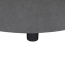 Modern L-Shaped Sectional Sofa With Curved Chaise, USB Ports, And Side Storage Pockets by HouseOfZazla
