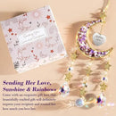Sisters Gifts from Sister for Sister from Brother, Best Sister Gifts Unique Sister Birthday Gifts for Sister in Law Soul Sister, Moon Crystal Suncatcher for Window Hanging Decor by GreenHaven Gardens
