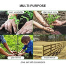 32" x 2" Extended Length Auger Drill Bit for Planting Bulb & Bedding Plant Auger, Garden Plant Auger, No Need to Squat Post Hole Digger for 3/8" Hex Drive Drill, Earth Auger Bulb Planter Tool by GreenHaven Gardens