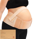 2-in-1 Maternity Belly Bands for Pregnant Women - Easy to Use Pregnancy Belly Support Band for Back, Pelvic, Hip, Adjustable Maternity Belt Support, Comfortable & Soft (Classic Ivory, One Size) by TinyTreasures Baby Boutique