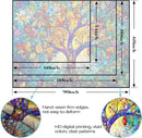 Lunerfex Tree of Life Tapestry Stained Glass Tapestry Wall Decor Tapestries for Bedroom Art Tapestries Wall Hanging for Bedroom Living Room Glass-Tree-02 60"x80" by CozyNest Decor